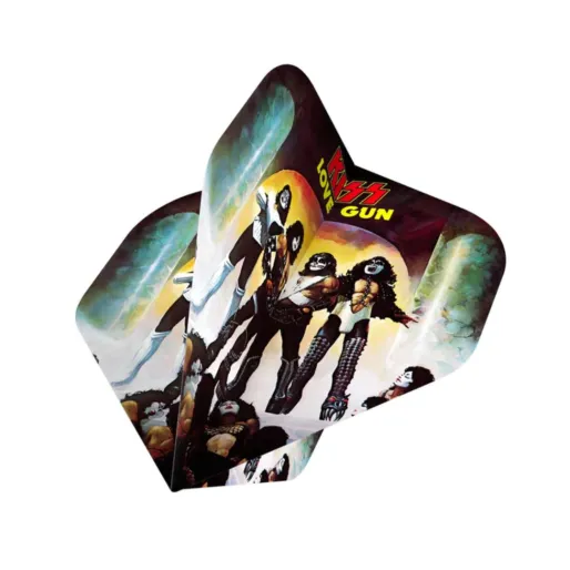 Mission Flights Kiss - Official Licensed - F4 - Black - Love Gun F4177