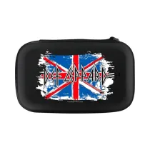 Mission Dart Case Def Leppard - Official Licensed - W2 - Union Jack - Paint