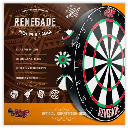 Shot Sisal Dartboard Renegade