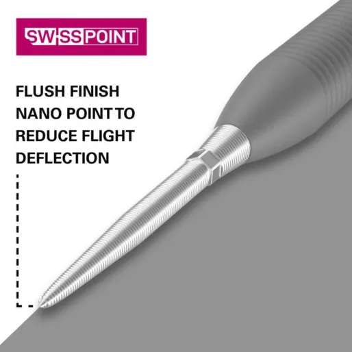 Target - darts Steel Tip - Swiss Point Storm Nano - Silver - 35 mm