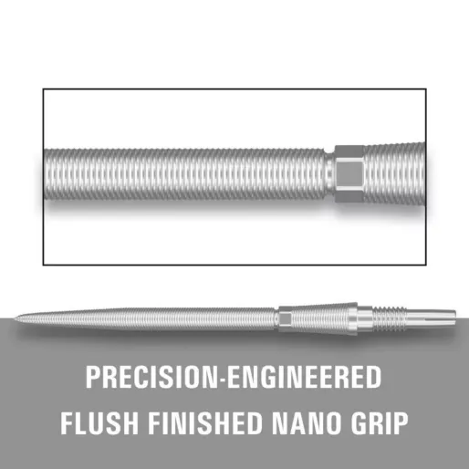 Target - darts Steel Tip - Swiss Point Storm Nano - Silver - 35 mm