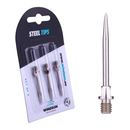 Windson Steel Tips Metallspitzen - silver - 32 mm