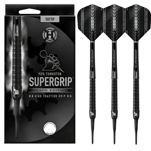 Harrows Darts Supergrip Black - 16g