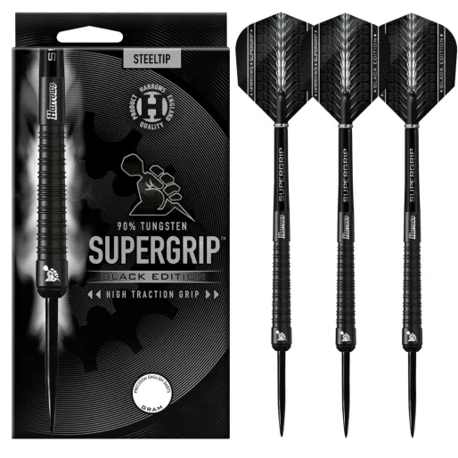Harrows Steeldarts Supergrip Black - 24g