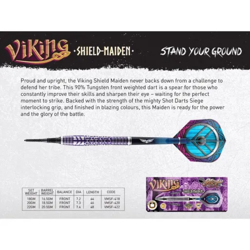 Shot Darts Viking - Shield Maiden - 18g