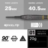 Target - darts Darts Scott Williams - Black - 20g