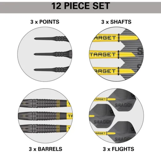Target - darts Darts Scott Williams - Black - 20g