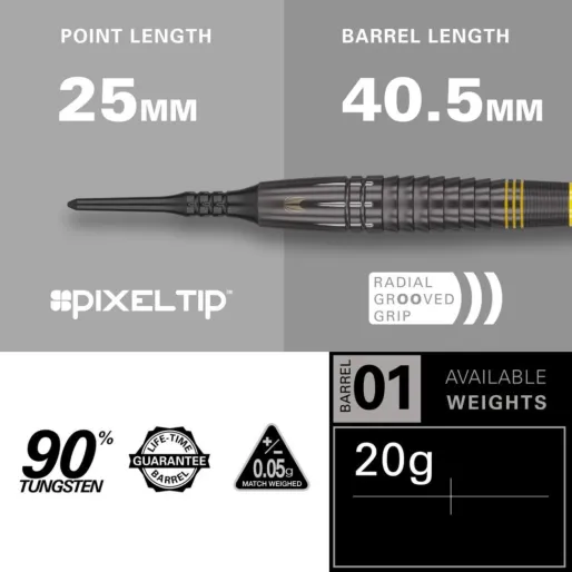 Target - darts Darts Scott Williams - Black - 20g