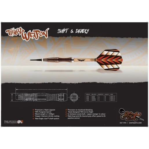 Shot Darts Tribal Weapon I - 19g