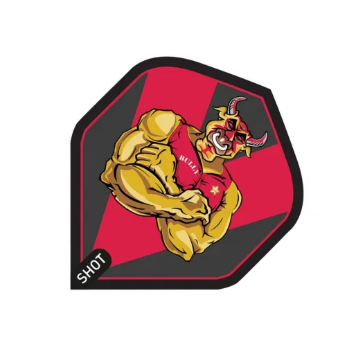 Shot Flights Michael Smith - Bully Boy Red - No2 - SF7544