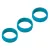 Target - darts Slot Lock Rings - Schaftringe - 3 Stück - blue