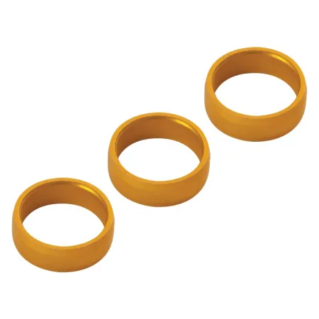 Target - darts Slot Lock Rings - Schaftringe - 3 Stück - gold