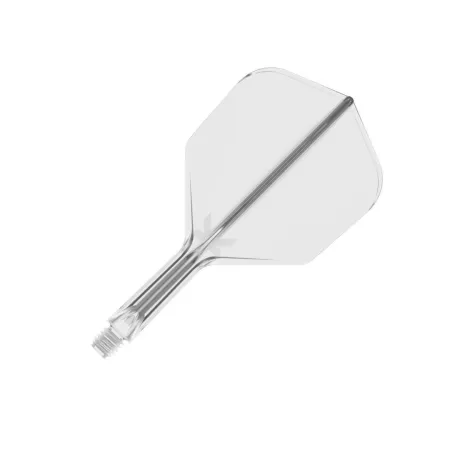 Target - darts Flights K-Flex - No6 - Short - Clear TRG410006