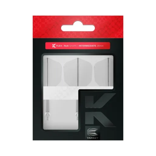 Target - darts Flights K-Flex - No6 - Midi - Clear TRG410007