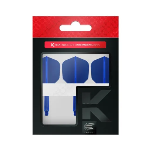 Target - darts Flights K-Flex - No6 - Midi - Blue TRG410017