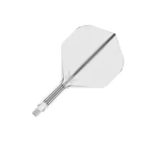 Target - darts Flights K-Flex - No2 - Short - Clear TRG410025