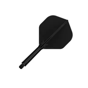 Target - darts Flights K-Flex - No2 - Midi - Black TRG410020