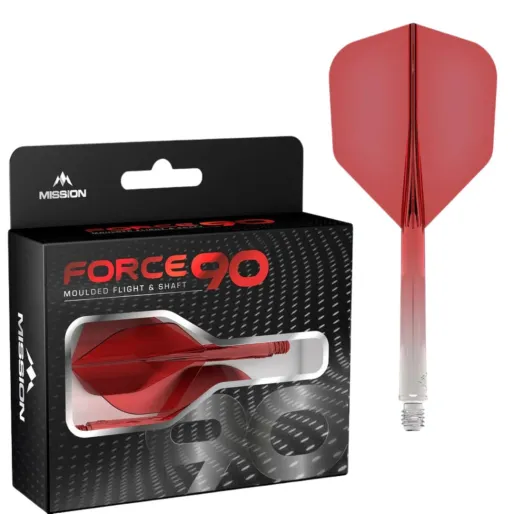 Mission Flights Force 90 - Gradient - Standard No6 - Medium - Red F4481