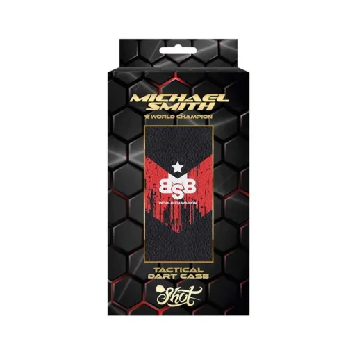 Shot Dart Case Tactical - Michael Smith - black / red