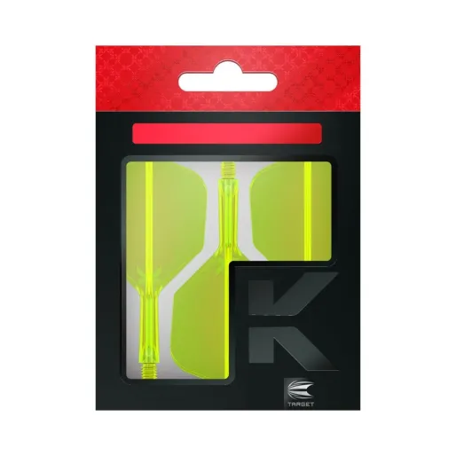 Target - darts Flights K-Flex Neon - No6 - Short - Yellow TRG410049