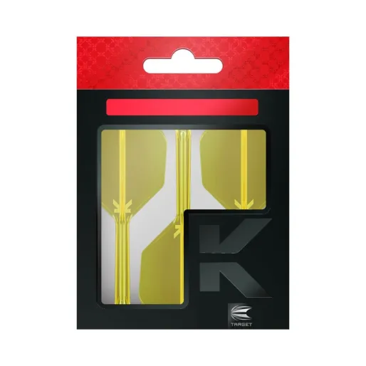 Target - darts Flights K-Flex Neon - No6 - Medium - Yellow TRG410051