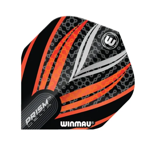 Winmau Flights Prism Delta - Black, White & Orange W6915.288