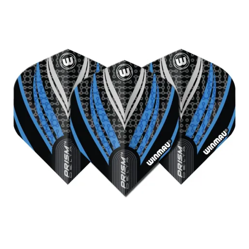 Winmau Flights Prism Delta - Black, White & Blue W6915.289