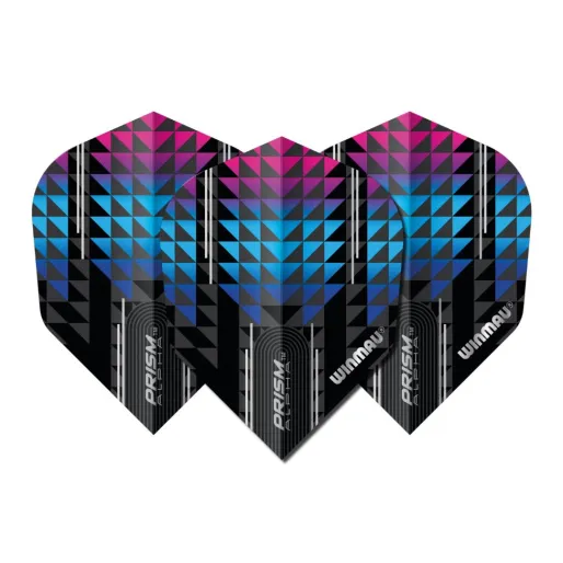 Winmau Flights Prism Alpha - No6 - Black, Purple & Blue - W6915.550