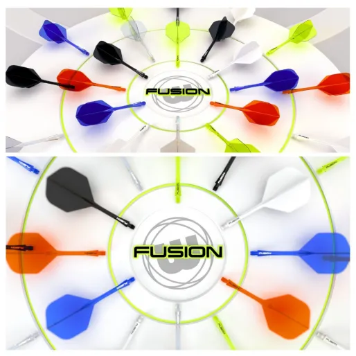 Winmau Flights Fusion - No2 - purple - short