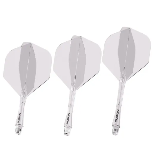 Winmau Flights Fusion - No2 - clear - midi