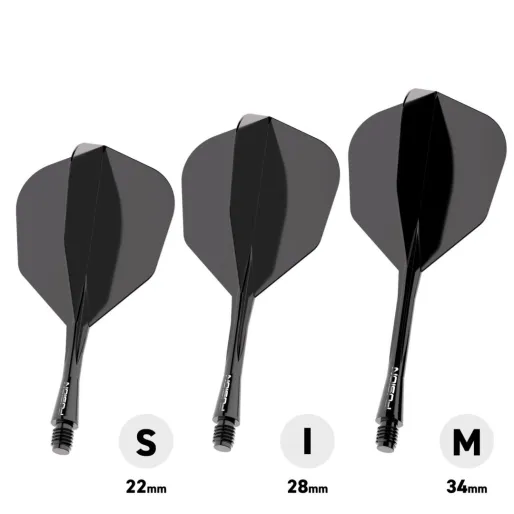 Winmau Flights Fusion - No6 - black - short