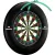 Mission Torus 100 - Travel Light - Beleuchtung für Sisal Dartboard - Green