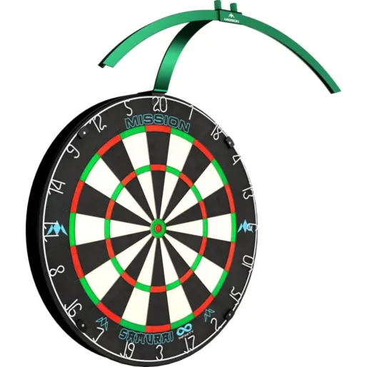 Mission Torus 100 - Travel Light - Beleuchtung für Sisal Dartboard - Green