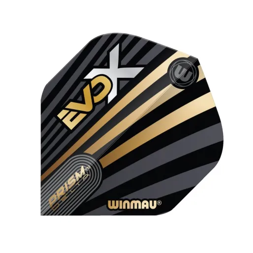 Winmau Flights Prism Delta - Michael van Gerwen - Evo X - Gold & Black W6915.298