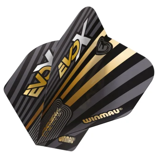 Winmau Flights Prism Delta - Michael van Gerwen - Evo X - Gold & Black W6915.298