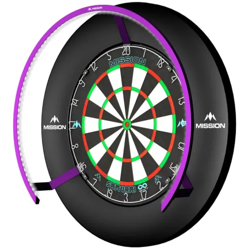 Mission Torus 270 Light - Beleuchtung für Sisal Dartboard - Purple