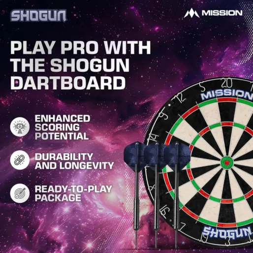 Mission Sisal Dartboard Shogun