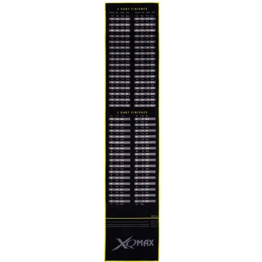 XQMax Darts Dart Mat Finishes - Dartteppich - black-green - 60 x 285 cm