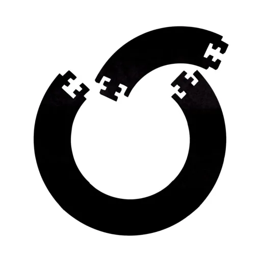 XQMax Darts Surround - Auffangring rund um die Scheibe - 4 pieces - Black