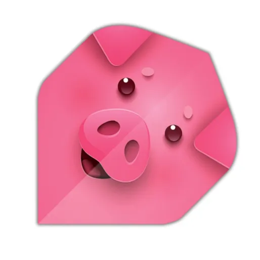 Designa Flights Motley Collection - Pig F4373