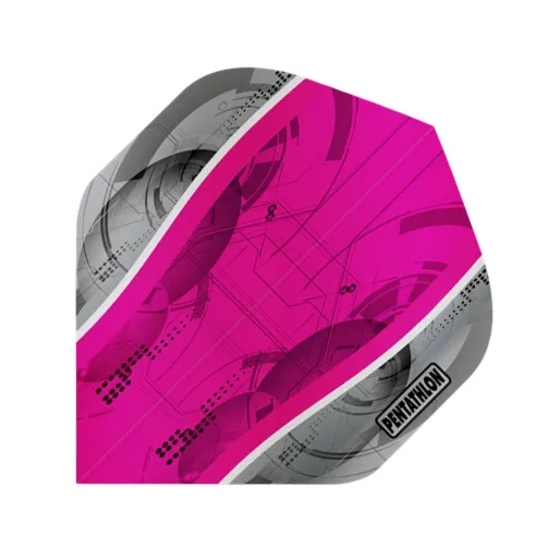 Pentathlon Flights Silver Edge - Pink PNT0193