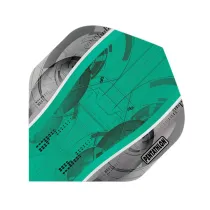 Pentathlon Flights Silver Edge - Aqua PNT0191