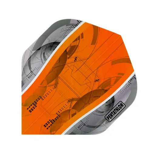 Pentathlon Flights Silver Edge - Orange PNT0190