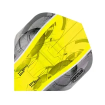 Pentathlon Flights Silver Edge - Yellow PNT0187
