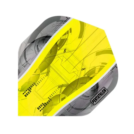 Pentathlon Flights Silver Edge - Yellow PNT0187