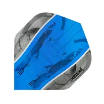 Pentathlon Flights Silver Edge - Blue PNT0185