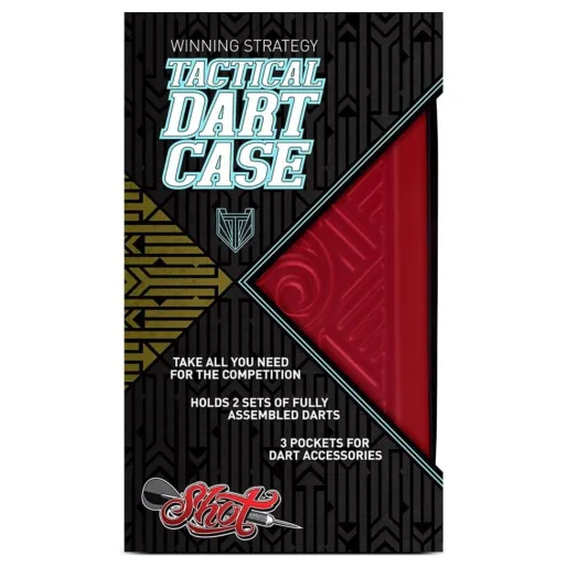 Shot Dart Case Tactical - Red