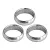 XQMax Darts Aluminium O-Rings - Schaftringe - 3 Stück - silver