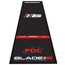 Winmau Dart Mat - Dartteppich - Pro Zone Precision Blade 6 - with oche