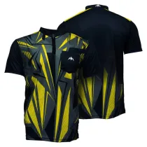 Mission Dart Shirt Flint - Black & Yellow - S